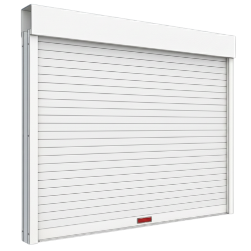 Rideau métallique lames pleines gris - Installation rideau métallique à Nantes - DRM